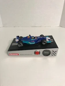 Vintage Carrera Sauber-Petronas C21 Racing Alarm Clock Chrome Back Display Broke - Picture 1 of 12