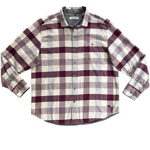 Tommy Bahama Canyon Beach Flanell Hemd Gr. XL pflaume kariert Baumwolle ST325761 - Bild 1 von 11