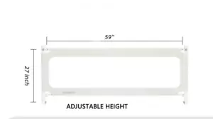 Mesh Adjustable Bed Rail For Toddlers, Baby Guard Rail, Single Panel - Picture 1 of 2