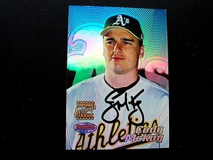 2002 Bowman Best Certified Autograph Issue Cody McKay Oakland A's Rc NM-MT