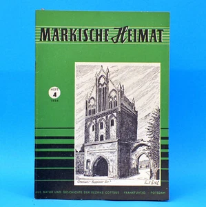 Märkische Heimat | Heft 4 von 1956 | Cottbus Frankfurt Potsdam | Heimatforscher - Bild 1 von 1