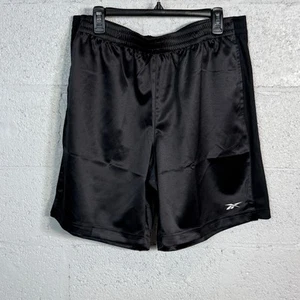 Pantalones Cortos de Baloncesto Reebok Para Hombre Ajuste Regular Panel de Malla Satinado, Negro XXL 2XL - Imagen 1 de 8