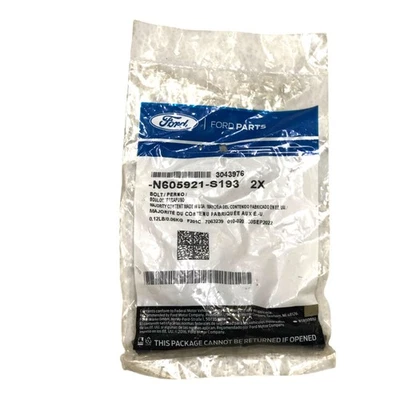 2 piezas OEM Ford Bolt N605921-S193 para 1999 2000-2010 F-250 F-350 F-450 Super Duty Foto 1 de 3