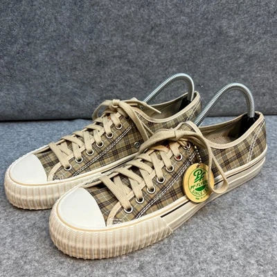 PF Flyers Para hombres Zapatillas bajas a Cuadros Marrón Tostado Informales Retro Zapatos Talla 10.5 Foto 1 de 4