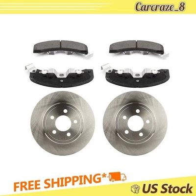 Kit Pastillas Freno Traseras y Rotores Pontiac Fiero 2.5L 1984 1985 1986 1987 Foto 1 de 4