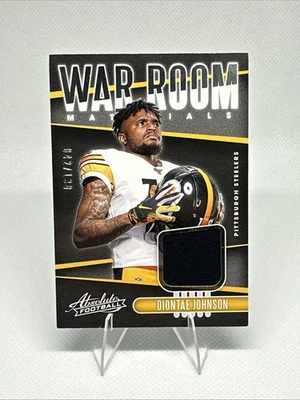2019 Panini Absolute - War Room Materials Diontae Johnson #WAR-13 /130 (MEM, RC) - Image 1 of 2