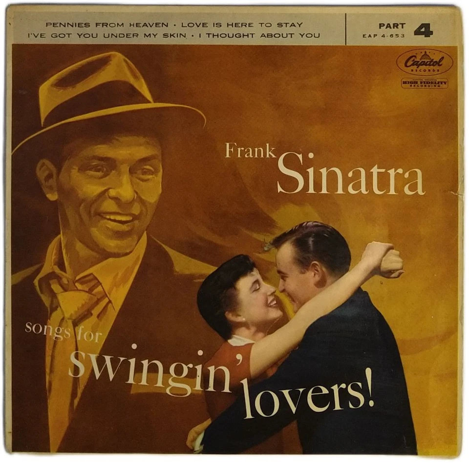 Frank Sinatra Songs For Swingin' Lovers (Part 4) 7" EP (1958) Capitol  EAP4 653 - Image 1 of 4