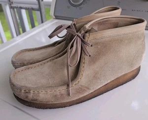Clark’s Original Wallabees Tan Suede Leather Size 10 Mens  - Picture 1 of 8