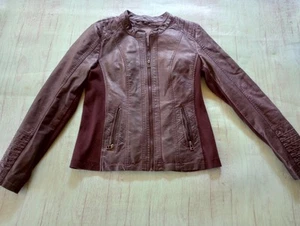 Maurices Kunstleder lila MOTO Jacke Damen Größe M - Bild 1 von 11