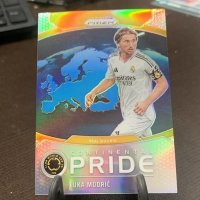 2025 Panini Prizm FIFA Club World Cup Luka Modric Continental Pride No.17 SSP - Image 1 of 3