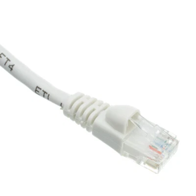 Snagless 3 Foot Cat5e White Network Ethernet Patch Cable - Image 1 of 4