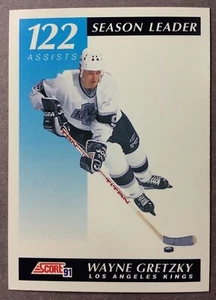 1991-92 Score Canadian Season Leader #295 Wayne Gretzky Los Angeles Kings - Picture 1 of 1