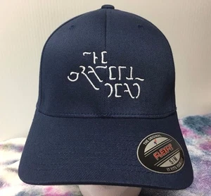 Grateful Dead The Movie Embroidered Flexfit Ball Cap Black Navy or Olive - Picture 1 of 10