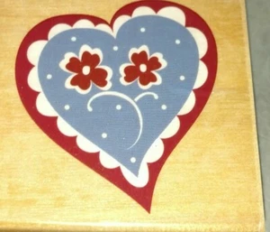 Country Daisy corazón, fabricante incierto, 207, goma - Imagen 1 de 2