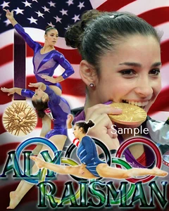Aly Raisman 8x10 Olympic Photo Poster Print Gymnastics Collage AR15 - Picture 1 of 1
