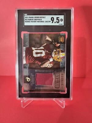 2012 Crown Royale Rookie Paydirt Materials /149 Robert Griffin III #26 SGC 9.5 - Image 1 of 3