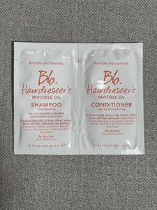 Bumble and Bumble Hairdresser's Invisible Oil Shampoo Conditioner Sample Packs - Picture 1 of 5