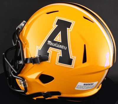 Casco de fútbol americano réplica tamaño completo APPALACHIAN STATE MOUNTAINEERS Riddell VELOCIDAD Foto 1 de 4