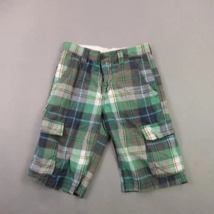 Old Navy Shorts Boys 14 Plaid Pockets School Outdoors Lightweight Casual - Picture 1 of 14