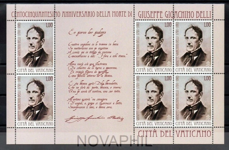 Vatican - 2013 Joachim Beautiful Minisheet New - Image 1 of 1