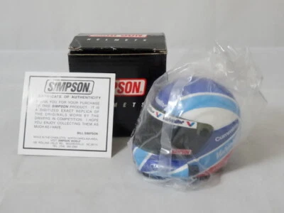 Mini casco Simpson Cummins Valvoline Goodyear Ford Limited NASCAR Mark Martin 6 Foto 1 de 4