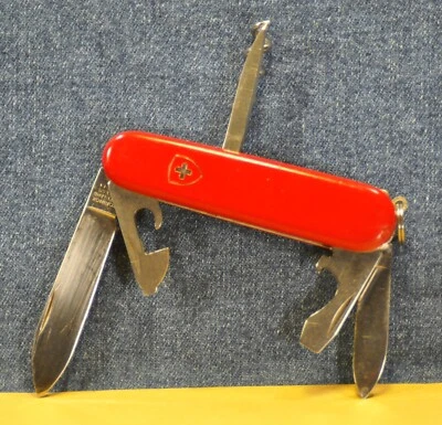 VICTORINOX 3.3600  SPARTAN c.1979's  ECONOMY LINE  RED MULTI-TOOL  FOLDING KNIFE - Image 1 of 4