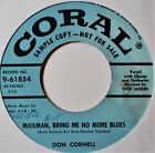 Don Cornell Mailman Bring Me No More Blues / No Matter What Ex Dj 45 7" Vinyl