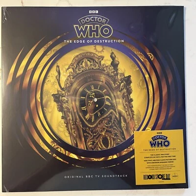 1500  ONLY RSD  ZOETROPE DOCTOR WHO BBC EDGE OF DESTRUCTION SEALED PIC DISC - Image 1 of 3