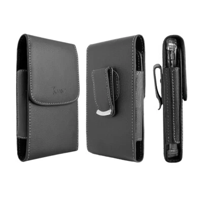 Vertical Leather swivel Belt Clip Pouch Case For iPhone 8/7/6 (Fit With Otterbox - Image 1 of 4