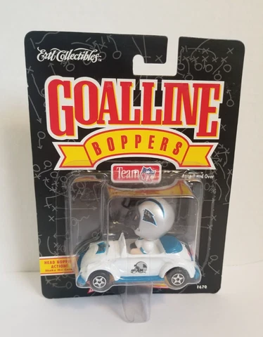 Vintage 1996 ERTL Goal Line Boppers NFL Carolina Panthers Bobble Head Cover