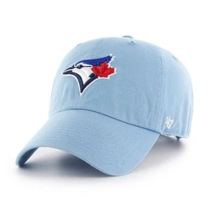 Toronto Blue Jays MLB '47 Clean Up Hat Light Blue (Columbia)  Adjustable Dad Hat - Afbeelding 1 van 2