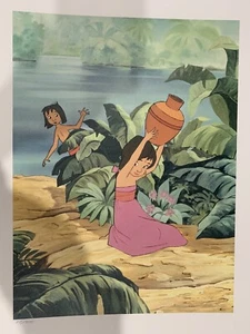Walt Disney LTD ED The Jungle Book ‘Mowgli &Young Maiden Lithograph No 87/500 - Picture 1 of 6
