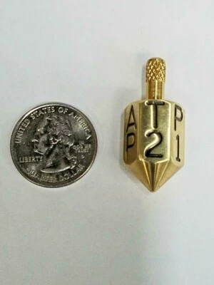 JUEGO PUT & TAKE SPINNING TOP* JUEGO DREIDLE* LATÓN MACIZO *JUEGO* HECHO EN EE. UU.* Foto 1 de 4