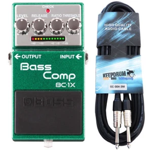Boss BC-1X Bass Compressor + keepdrum guitar cable - Picture 1 of 6