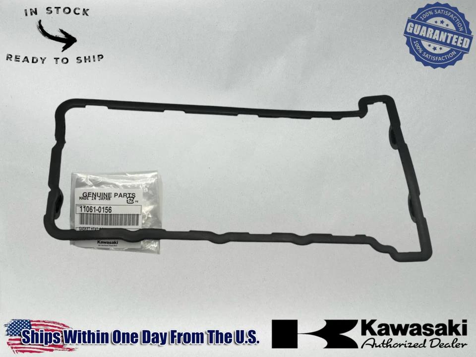 Kawasaki OEM Valve Head Cover gasket Ninja ZX6R ZX6RR 2003-06 11061-0156 - Image 1 of 4