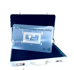 2 Stk. NFC-Ntag213 transparente, exclusive, Business Cards für Ihre Zukunft✅ - Bild 1 von 20