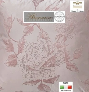 BLUMARINE copriletto quilt matrimoniale prezioso tessuto jacquard con SWAROVSKI - Foto 1 di 13