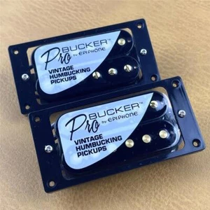 Black GOLD Zebra Pro Bucker Vintage Humbucker Pickups For Epiphone Les Paul  - Picture 1 of 3
