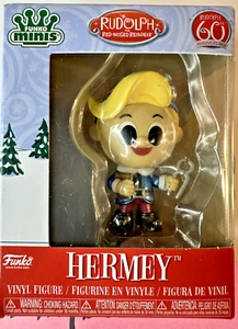 Figura Vinilo Funko Minis Hermey 60 Aniversario Rodolfo el Reno Nariz Roja - Imagen 1 de 2