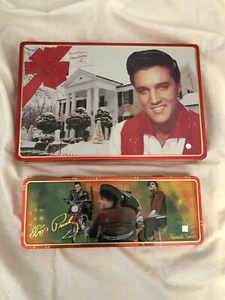 Vintage Elvis Presley Assorted Holiday Candy Tins - 7 Tins circa 2000 - Picture 1 of 3