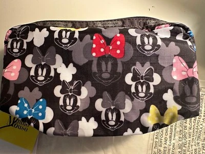 Disney LeSportsac  Minnie Rock the Dot Zippered Cosmetic Case Bag nwt - Image 1 of 3