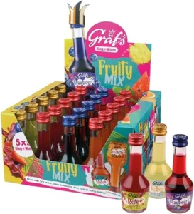 25 Flaschen Gräf´s Fruity Mix a 20 ml 4 Boxen a 25 Flaschen 20% vol. - Bild 1 von 1