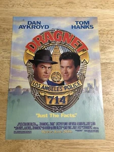 Dragnet 1987 Dan Aykroyd, Tom Hanks - anuncio de película de revista - Imagen 1 de 1