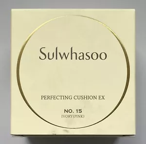 Sulwhasoo Perfecting Cushion Ex No.15 Ivory Pink Foundation New Expiry 01/2022 - Picture 1 of 13