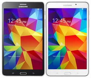 Samsung Galaxy Tab 4 SM-T230 8GB Wi-Fi 7.0" Tablet Black White - B GRADE - Afbeelding 1 van 5