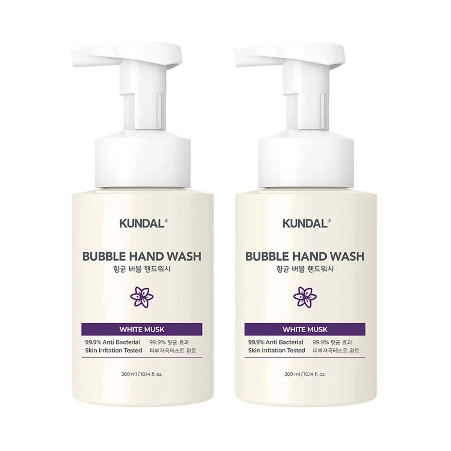 Kundal Bubble Hand Wash White Musk 300ml*2Pcs - FREE SHIPPING - Image 1 of 1