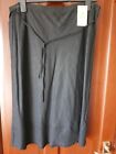 M&S Ladies Linen Blend Skirt, Size 16, Length 27", Black, Bnwt