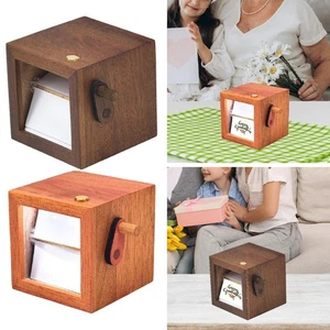 Flipbook Photo Album Gift Photobook Picture Flip Rustic Hand Crank Animation - Picture 1 of 12
