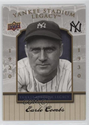 2008 Upper Deck Yankee Stadium Legacy Final Season Box Set Earle Combs #8 HOF - Image 1 of 2