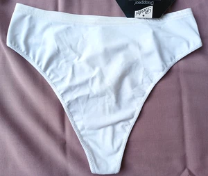 Berlei Dessous schöner weißer kontrollierter Komfort-Tanga glättet Formen Skulpturen mittel - Bild 1 von 11